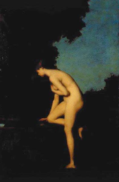 Jean-Jacques Henner La Fontaine oil painting image